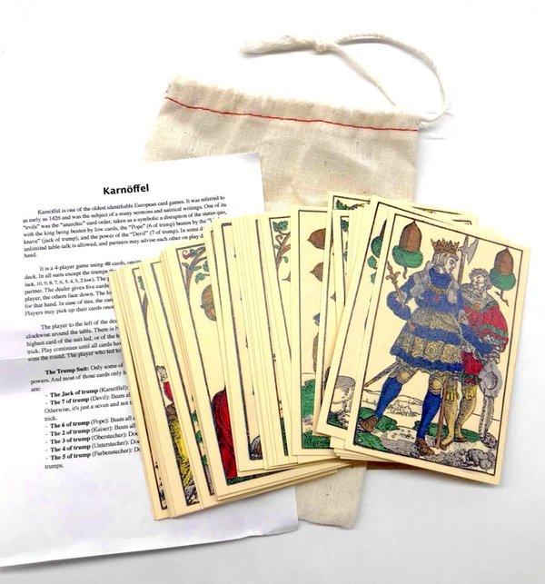 Deutsche Spielkarten (Flötner) 1545 (Replik)