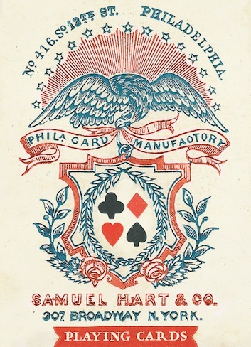 Spielkarten (Hart) "New York" 1858 (Replik)
