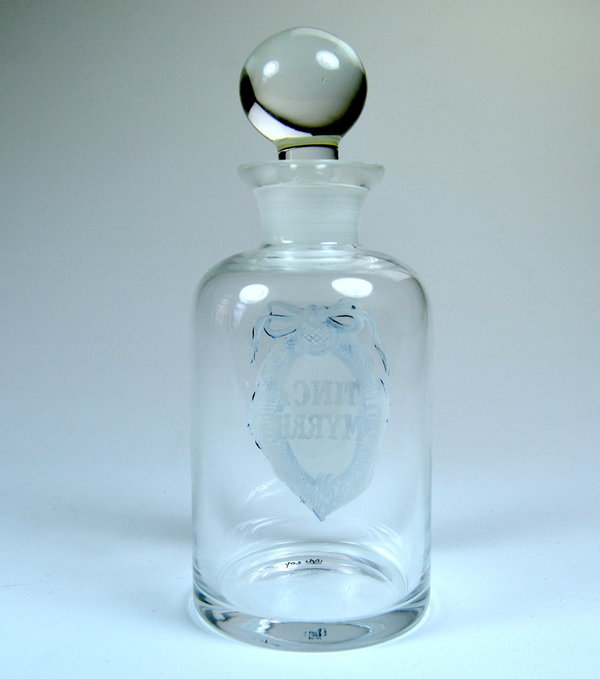 Flasche "TINC MYRRH" (Handbemalt - Einzelstück)