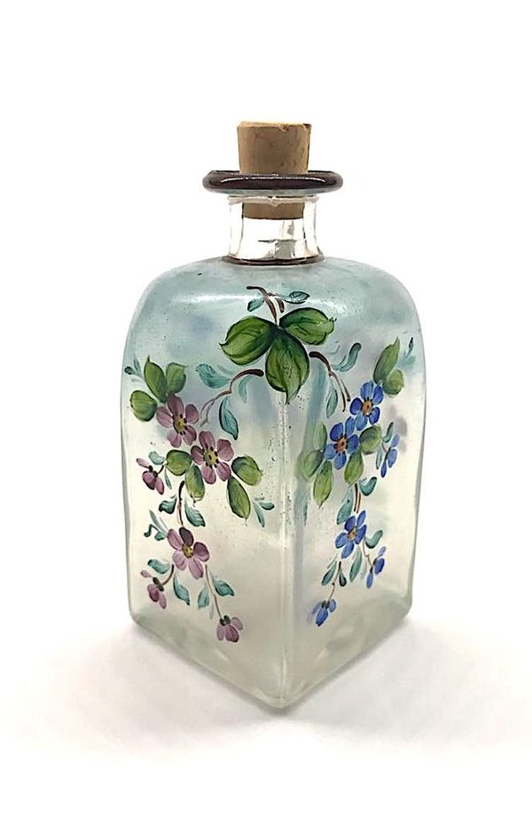 Flasche "Flora" (Handbemalt - Einzelstück)