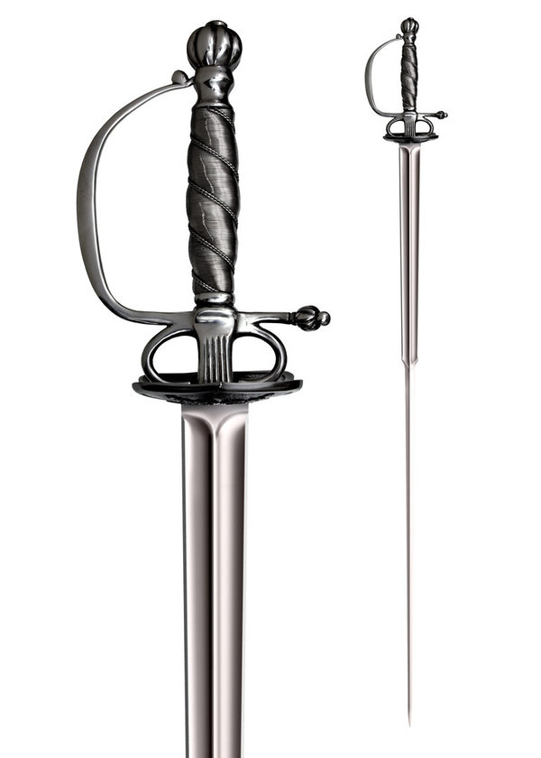 Colichemarde Schwert mit Scheide, um 1700 (Replik)