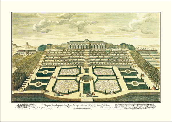 Schloss Sanssouci, 1750