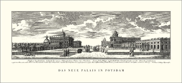 Das Neue Palais in Potsdam, 1770