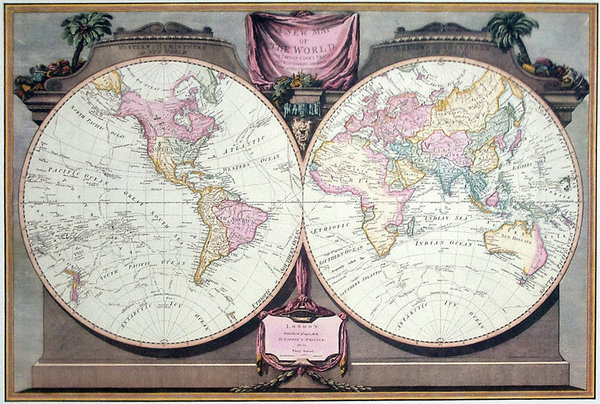 Östliche & westliche Hemisphären, 1808
